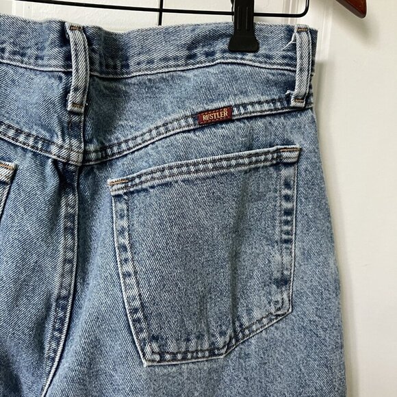 Vintage Rustler Jeans 32x30 Straight Leg Dad Jeans - Picture 4 of 11